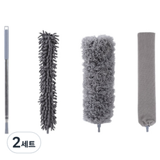 행복 심플 먼지털이 4종 세트, 혼합색상, 2세트