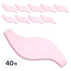 LaMon Lash Monster S型睫毛雙頭燙棒, 40個, 粉紅色