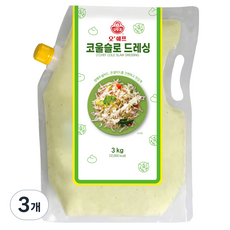 오뚜기 오쉐프 코울슬로 드레싱, 3kg, 3개
