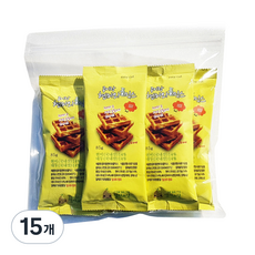 현미그린 콩이랑 현미 와플믹스, 85g, 15개