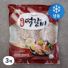 굿프랜즈 그릴 떡갈비 (냉동), 1kg, 3개