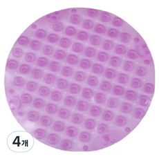 Global Pick 圓形腳底按摩墊 30 x 30 cm, 紫色, 4個