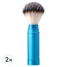 Akako 旅行用便攜式刮鬍刷 藍色, 2個, 1入