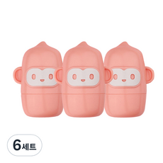 Apilco嬰兒款卡通指甲剪組, 6組, 粉色