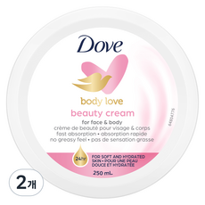 Dove 多芬 美肌霜, 250ml, 2個