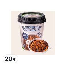 Samsiokki Wonder Pokki杯裝炸醬辣炒年糕, 120g, 20個