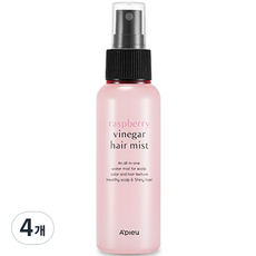 어퓨 라즈베리 식초 헤어 미스트, 105ml, 4개