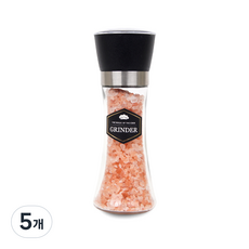주부백단 시즈닝 그라인드 히말라야 핑크 솔트, 180g, 5개