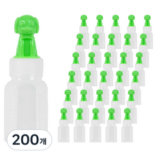 PE 연두 강아지 캐릭터 뚜껑 물약병 12ml, 200개