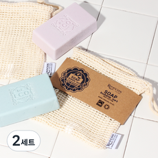 reecos 夜曲+序曲香水皂+純棉肥皂起泡網組, 2組