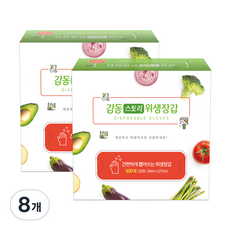 감동스토리 위생장갑 500매, 8개