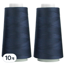UNIQUE Premium OWL Coresa 45支2股縫紉線, 37 海軍藍, 10個