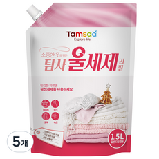 탐사 울세제 중성세제 리필, 1.5L, 5개