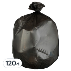 베로나 배접 분리수거 쓰레기봉투 검정, 60L, 120개