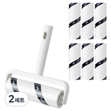 아이리스 사선컷팅 테이프클리너 60회 + 리필 6p 세트, 2세트