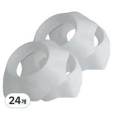 MF商店 防濕矽膠防水防潑濺洗臉護腕 M, 24個, 灰色