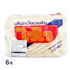 와이와이 가는 버미셀리 쌀국수, 180g, 6개