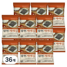 해의락 광천 재래김, 4g, 36개