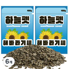 하늘펫 해바라기씨 햄스터 간식, 400g, 6개