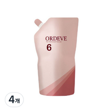 올디브 더 프로페셔널 헤어컬러 산화제 6, 1L, 4개