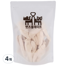 펫츠플레이트 반려동물 동결건조 간식, 닭안심, 200g, 4개