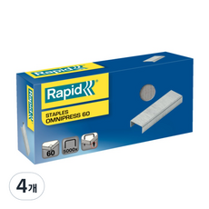 Rapid Omnipress 專用訂書針 Omni60R-5M, 單色, 4個
