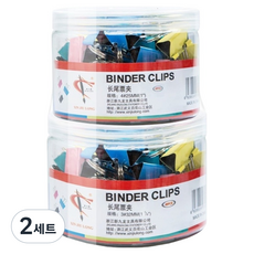 Fancyfic 文件長尾夾, 2套, 中+大