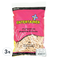 네오텍스 요술풍선 100p 160N, 파스텔블러쉬, 3개