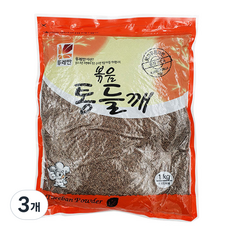 뚜레반 볶음 통들깨, 1kg, 3개