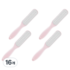 굿썸 깨끗한 굳은살제거기 핫핑크 스테인리스 스틸 사포 3.7 x 23 cm, 1개입, 16개, 54g