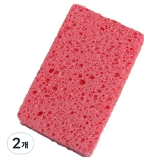 The Ggaekkeut 家用除水漬海綿清潔擦 粉紅色, 2個