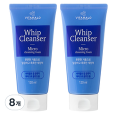 비타할로 마이크로 휩 클렌저, 120ml, 8개