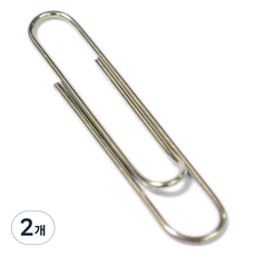 라이크존 다용도 클립 실버 78mm, 2개, 1개입