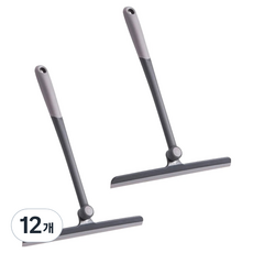 角度可調浴室地板除水刮水器 深灰色, 12個