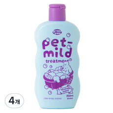 바잇미 반려동물 그린파우 펫 마일드 트리트먼트, 250ml, 1개입, 4개