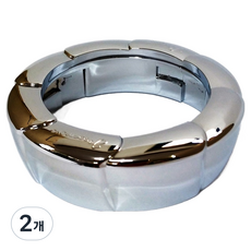 SOFTROnG 怪物蓮蓬頭 SH-60 鍍鉻寬版頭蓋 77mm, 混合色, 2個