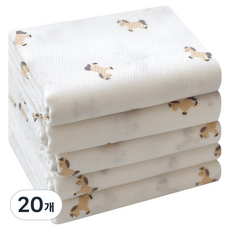 베이비앤아이 소프트 사각 천기저귀, 포니, 20개