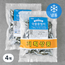 바다원 안심이력제 국물용 멸치 (냉동), 150g, 4개
