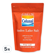Celusal 安地斯湖細鹽, 600g, 5個