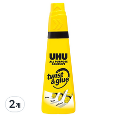 우후 UHU 트위스트 글루 90ml, 2개