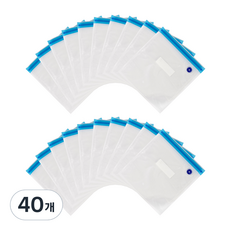 BRUNO 진공 지퍼백 중 26 x 28 cm BVS-2128BM, 40개, 중(M)