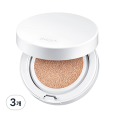 잉가 퍼펙트 픽싱 쿠션 15g, 2호 핑크, 3개