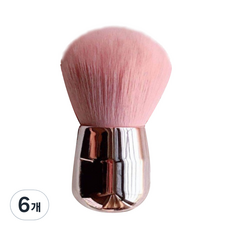 고고블랑 네일 더스트 브러쉬 고급형, 로즈골드, 6개