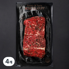 엑셀컷 척아이롤 시즈닝 스테이크, 300g, 4개