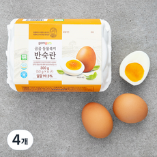 곰곰 동물복지 반숙란 (냉장), 6구, 4개