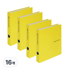 韓國 DREAM Dream Trevien合紙活頁夾 D環 3孔, 黃色, 16個