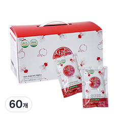 연두영농조합법인 찢어먹는 사과엔비트즙, 100ml, 60개