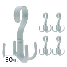 多功能章魚腳旋轉掛勾, 隨機出貨, 30個