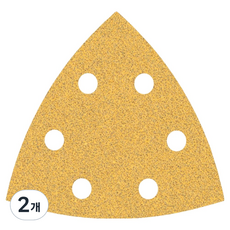 보쉬 EXPERT C470 삼각 6홀 찍찍이 GOP P60 93 x 93 mm 5p 2608900824, 2개