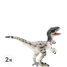 서하의집 벨라키랍토르 피규어 화이트, 2개